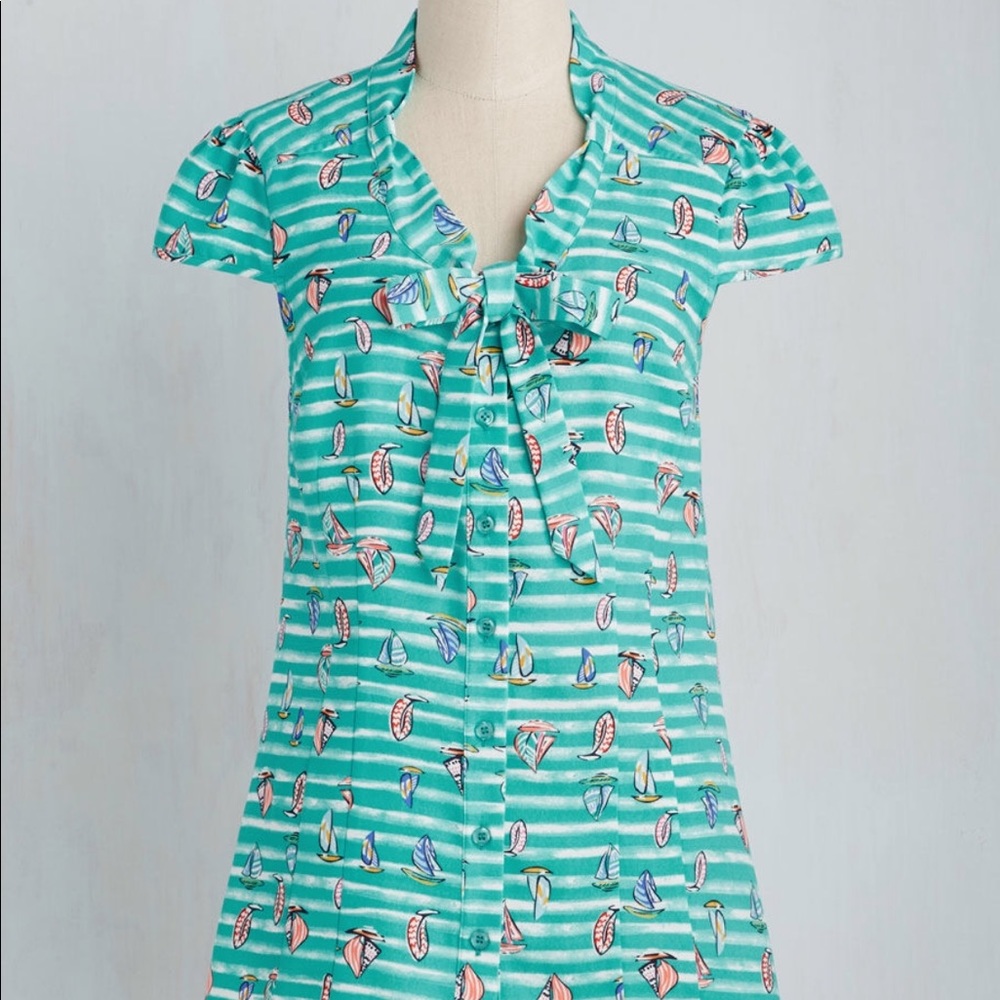 ModCloth exclusive sailboat top
